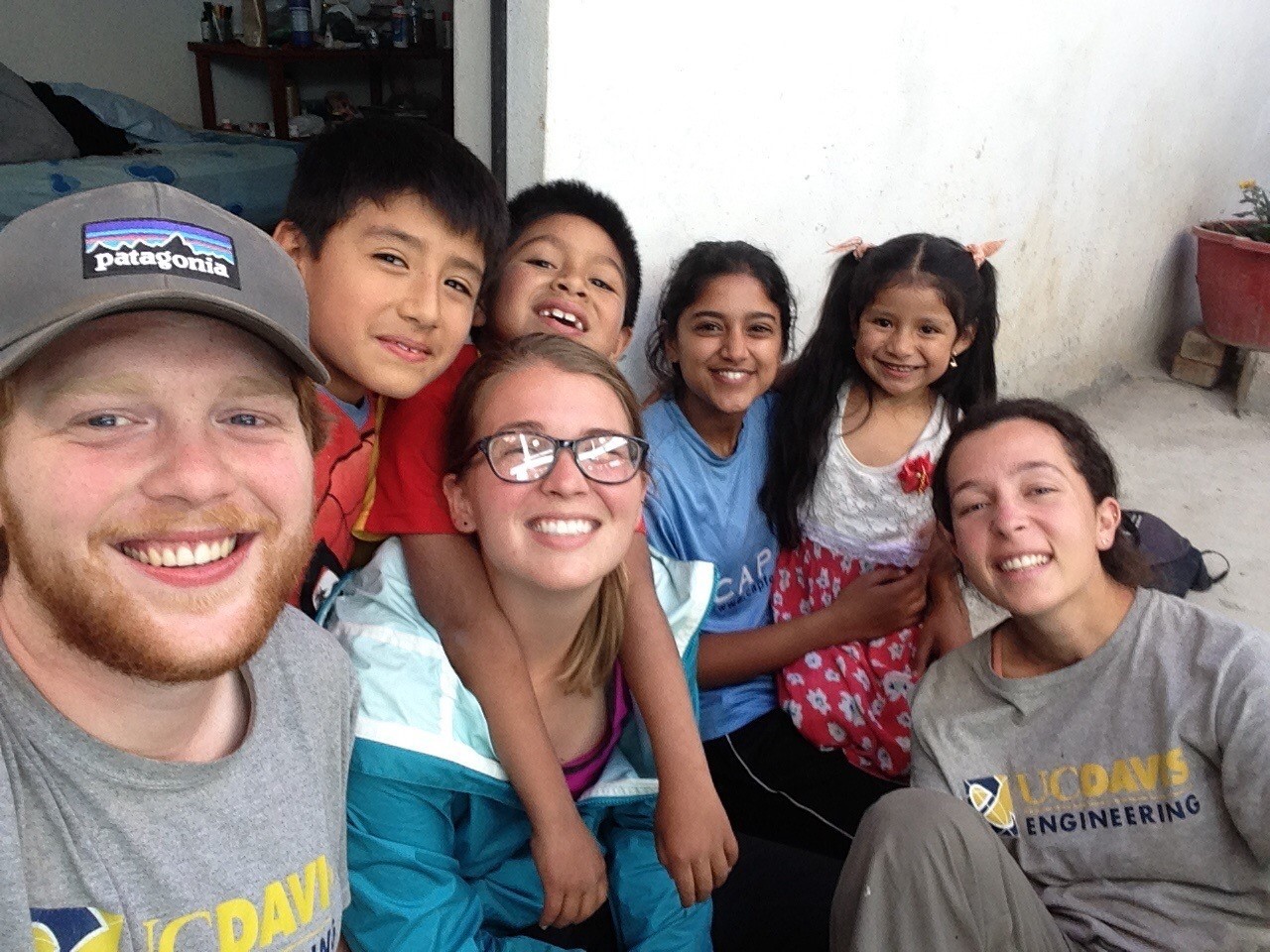UC Davis EBW team spends time with local families. 