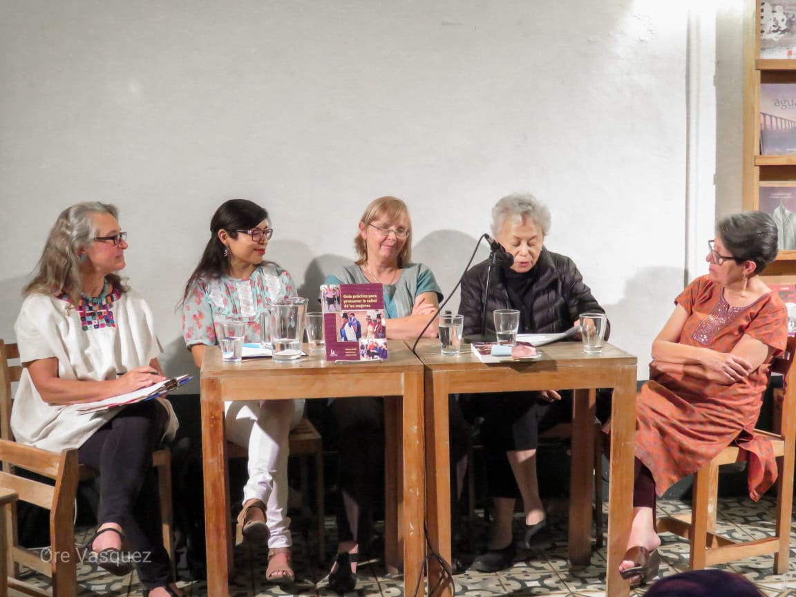 Panel at the book launch in Oaxaca