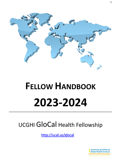 cover of Fellow Handbook for 2023-2024