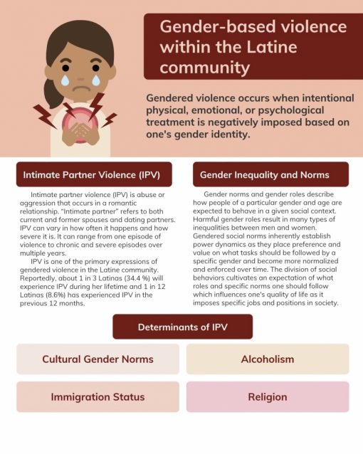 Infographic 1 about GBV in Latine Community